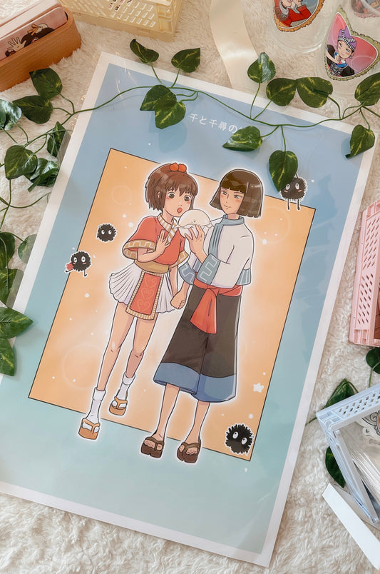 13”x19” Hmong Spirited Poster by Fumibean