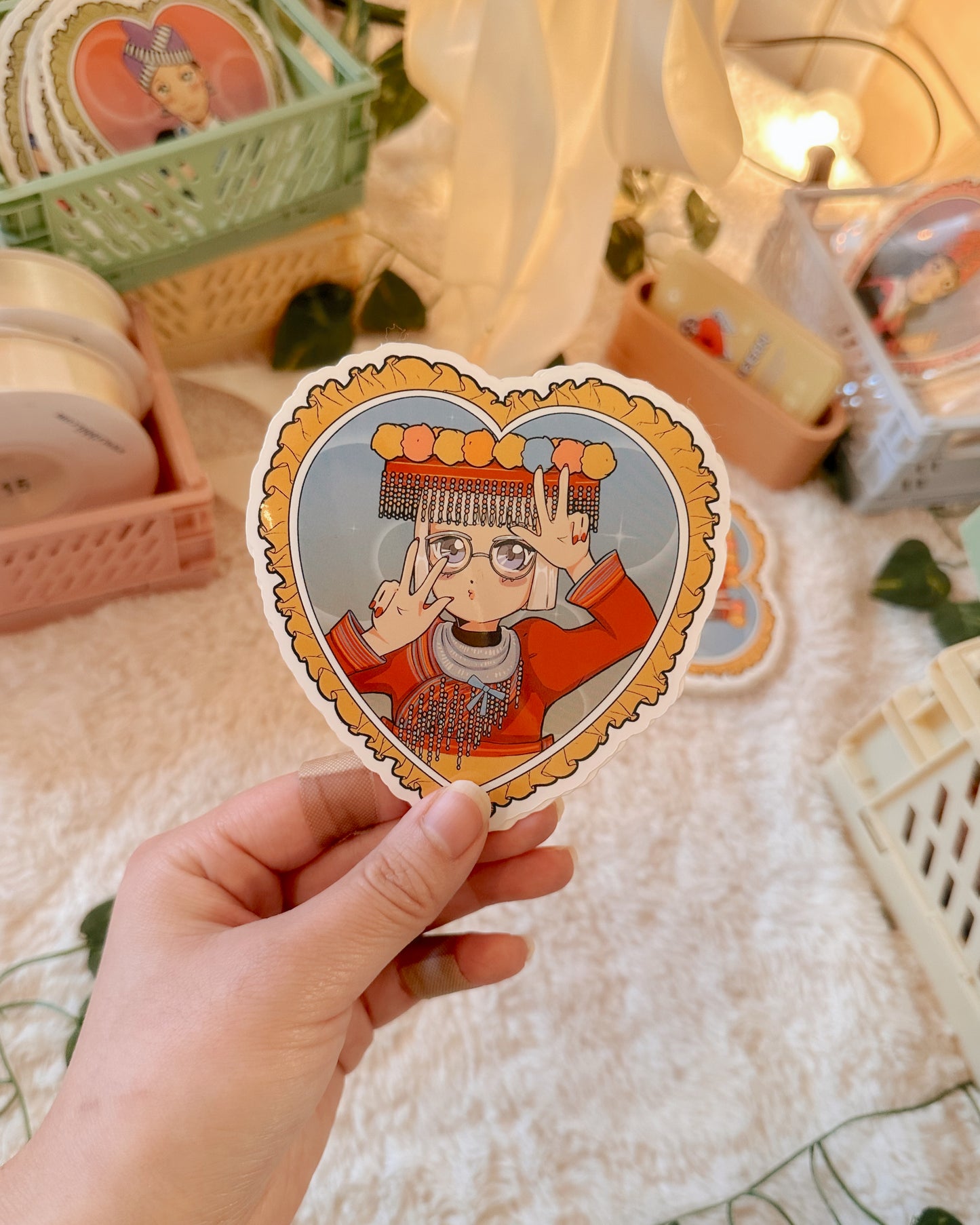Hmong Cuties 3 Piece Sticker Bundle by Fumibean