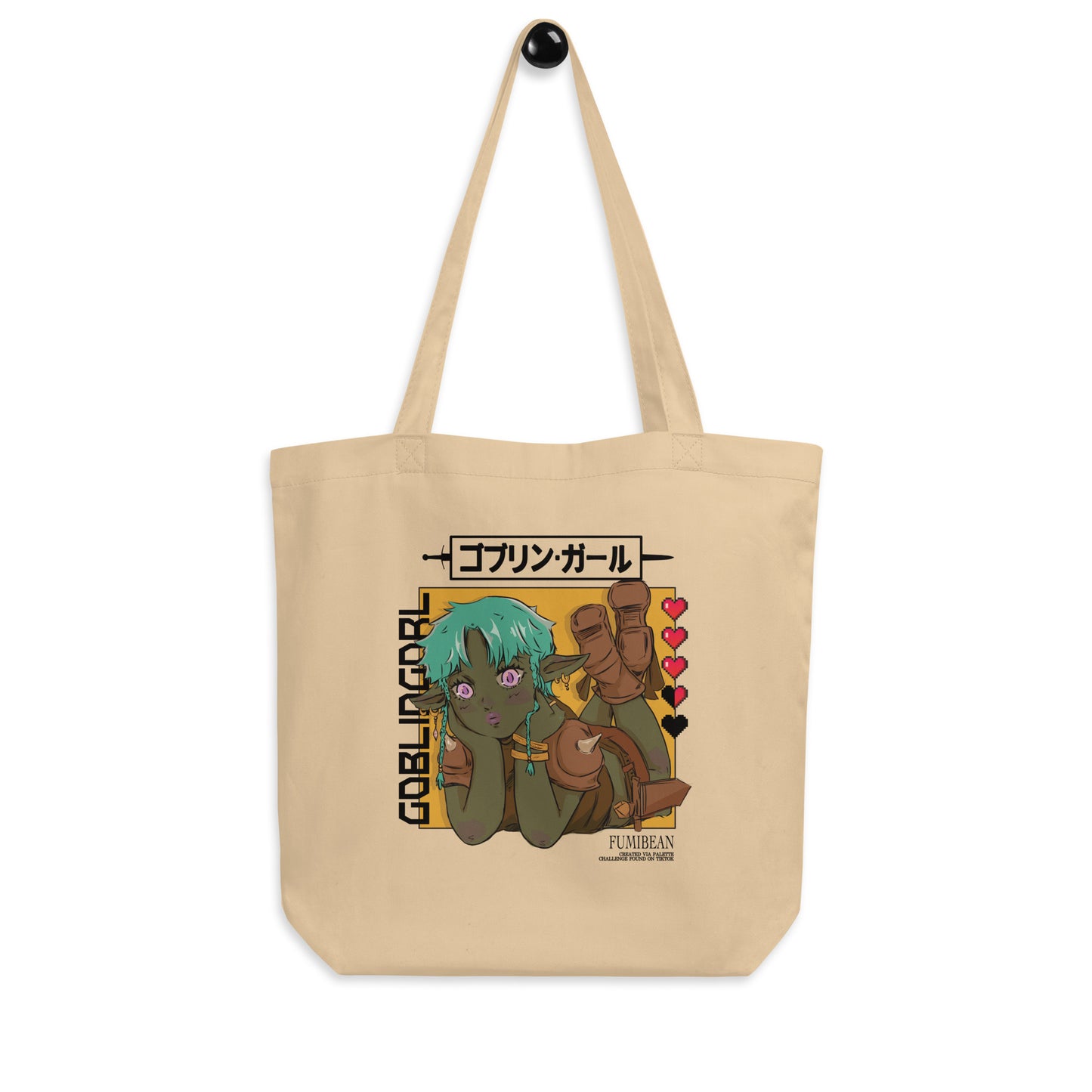 Goblin Girl Eco Tote Bag by Fumibean