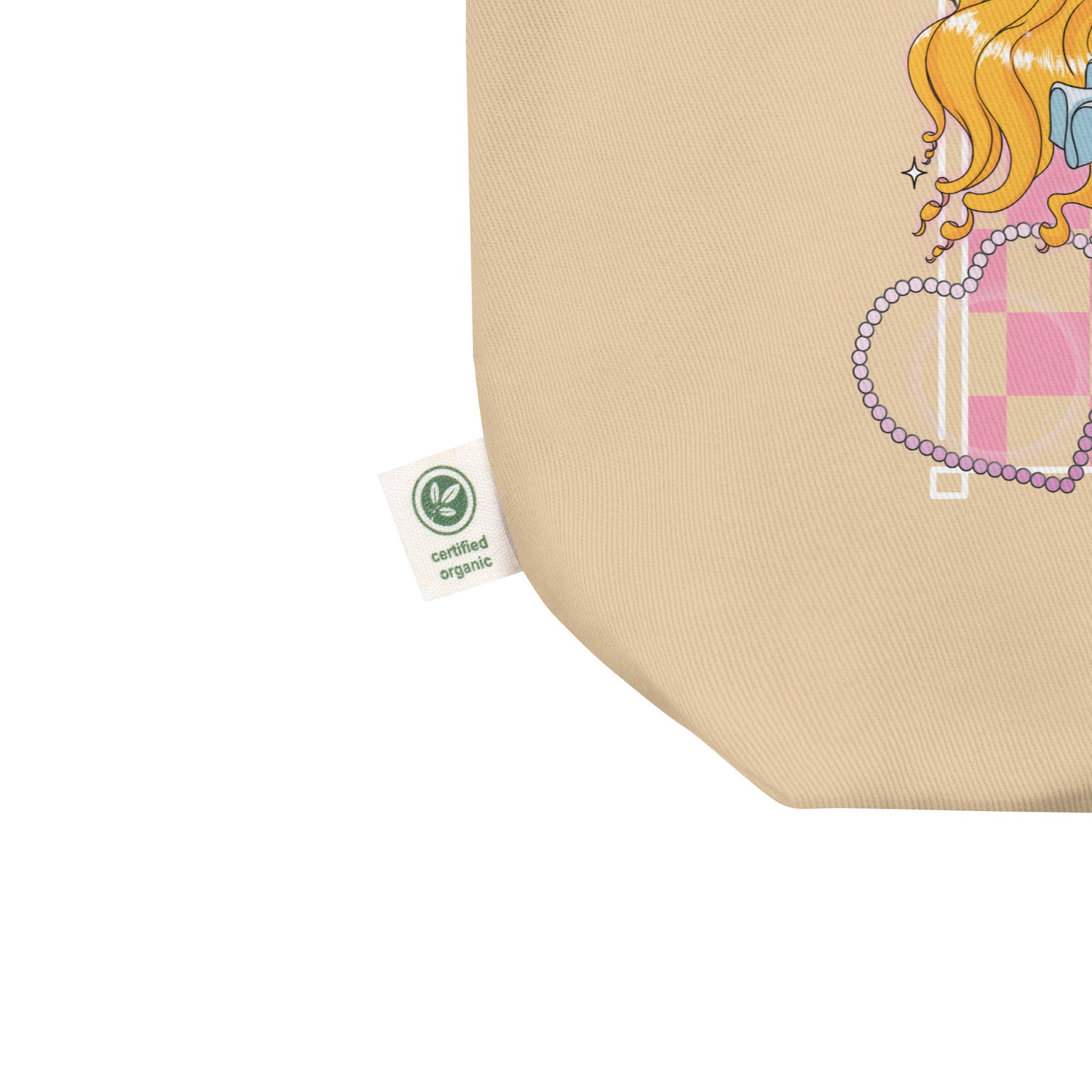 Princess MaiMai Checkered Eco Tote Bag by Fumibean