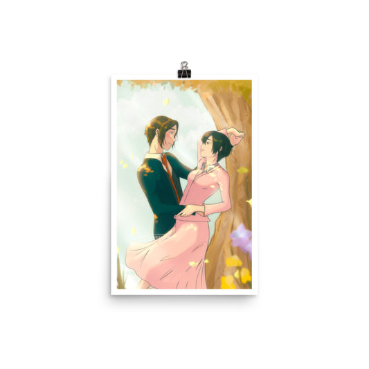 13x19 Eren x Mikasa ATOT Poster by Fumibean