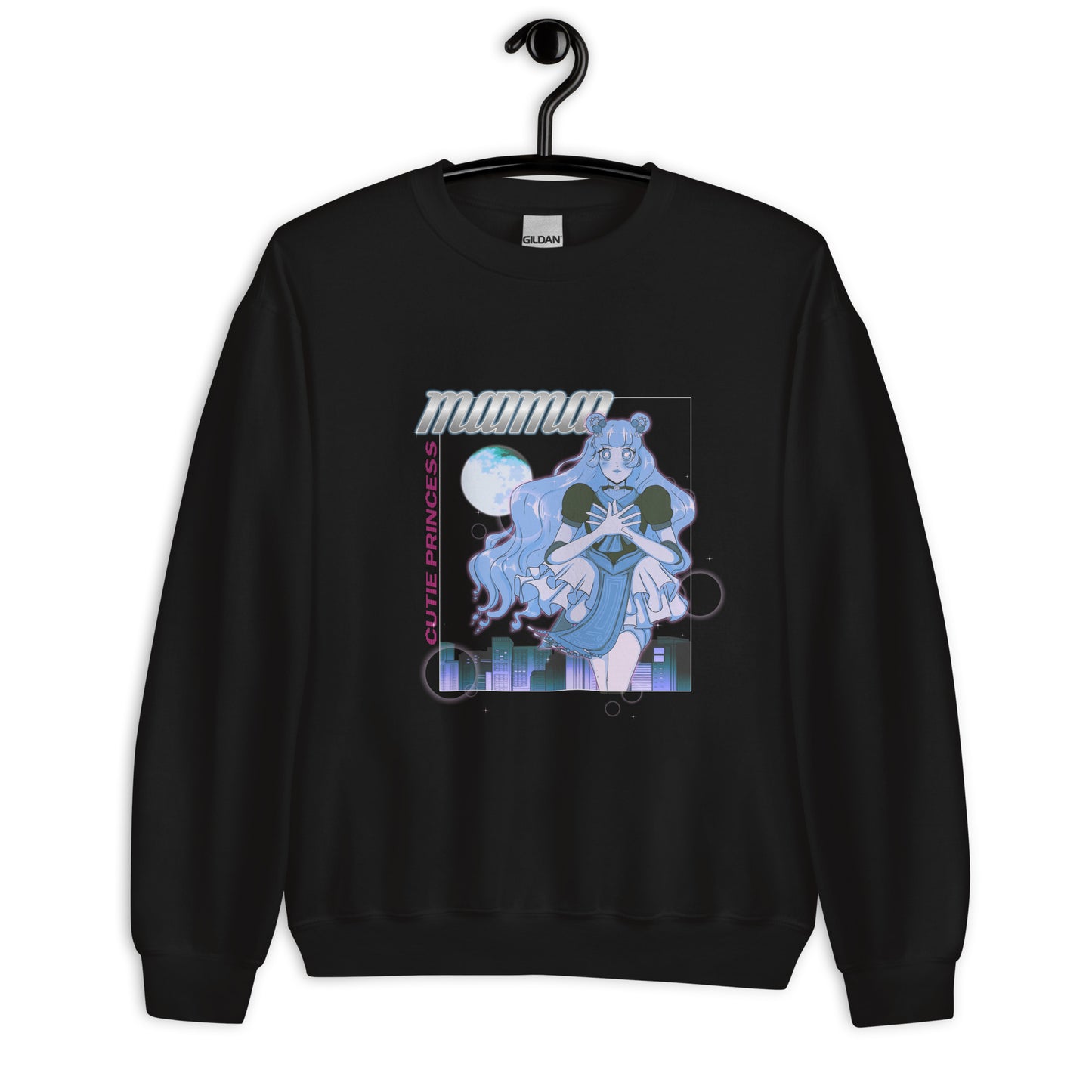 Cutie Princess MaiMai! Moonscape Unisex Sweatshirt by Fumibean