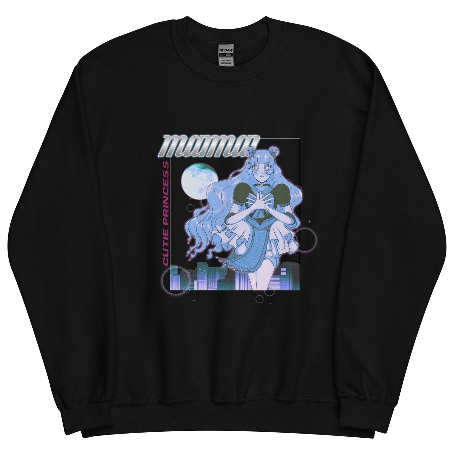 Cutie Princess MaiMai! Moonscape Unisex Sweatshirt by Fumibean