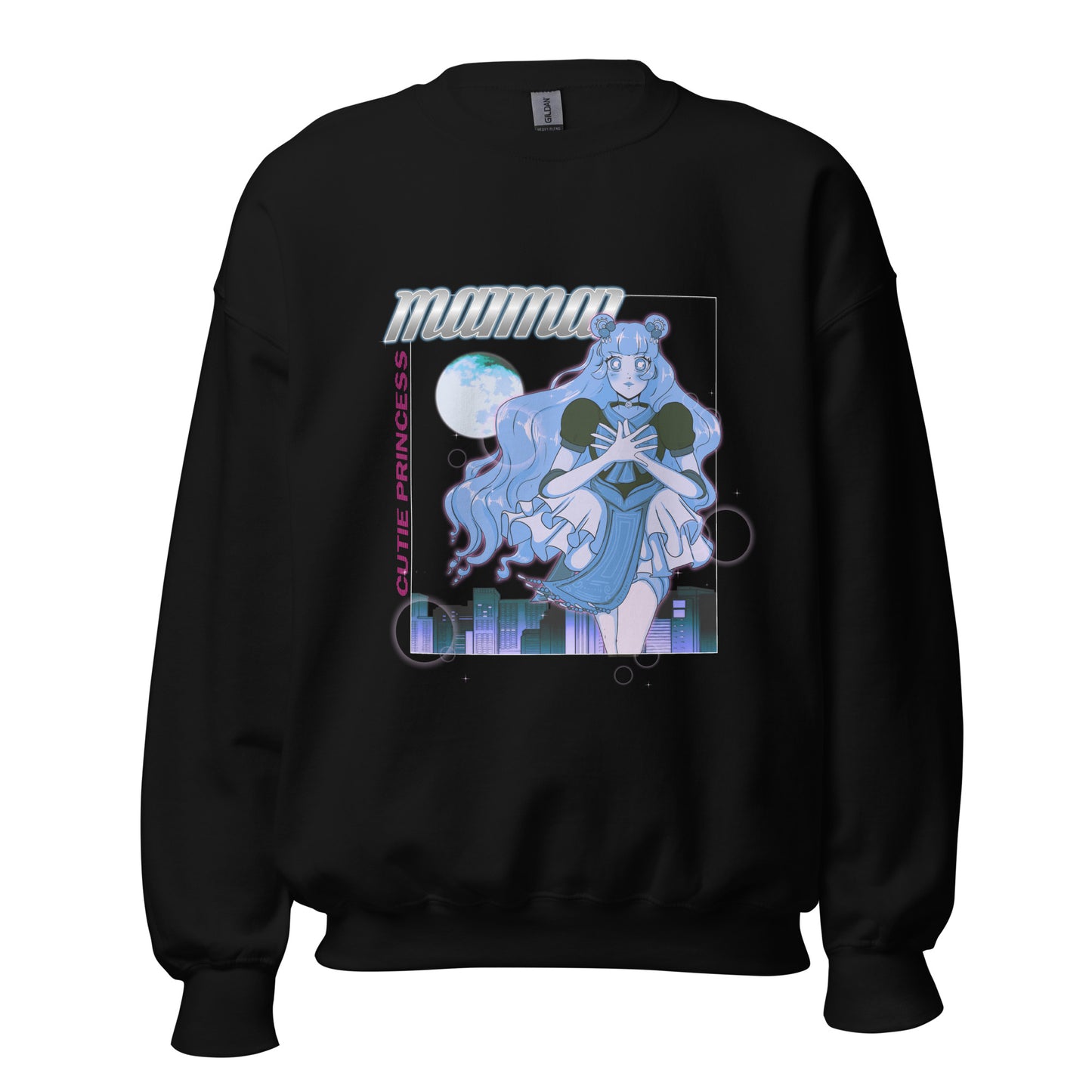 Cutie Princess MaiMai! Moonscape Unisex Sweatshirt by Fumibean