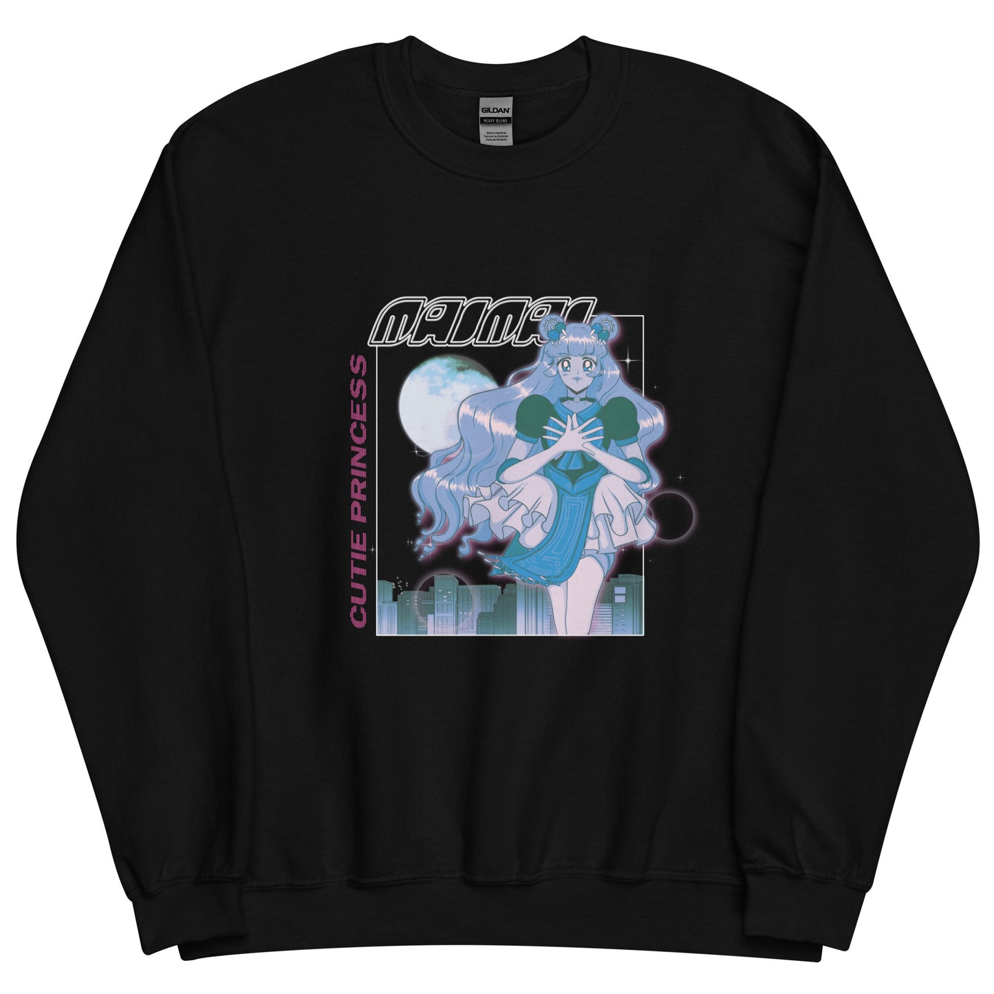 Cutie Princess MaiMai! Moonscape Unisex Sweatshirt by Fumibean