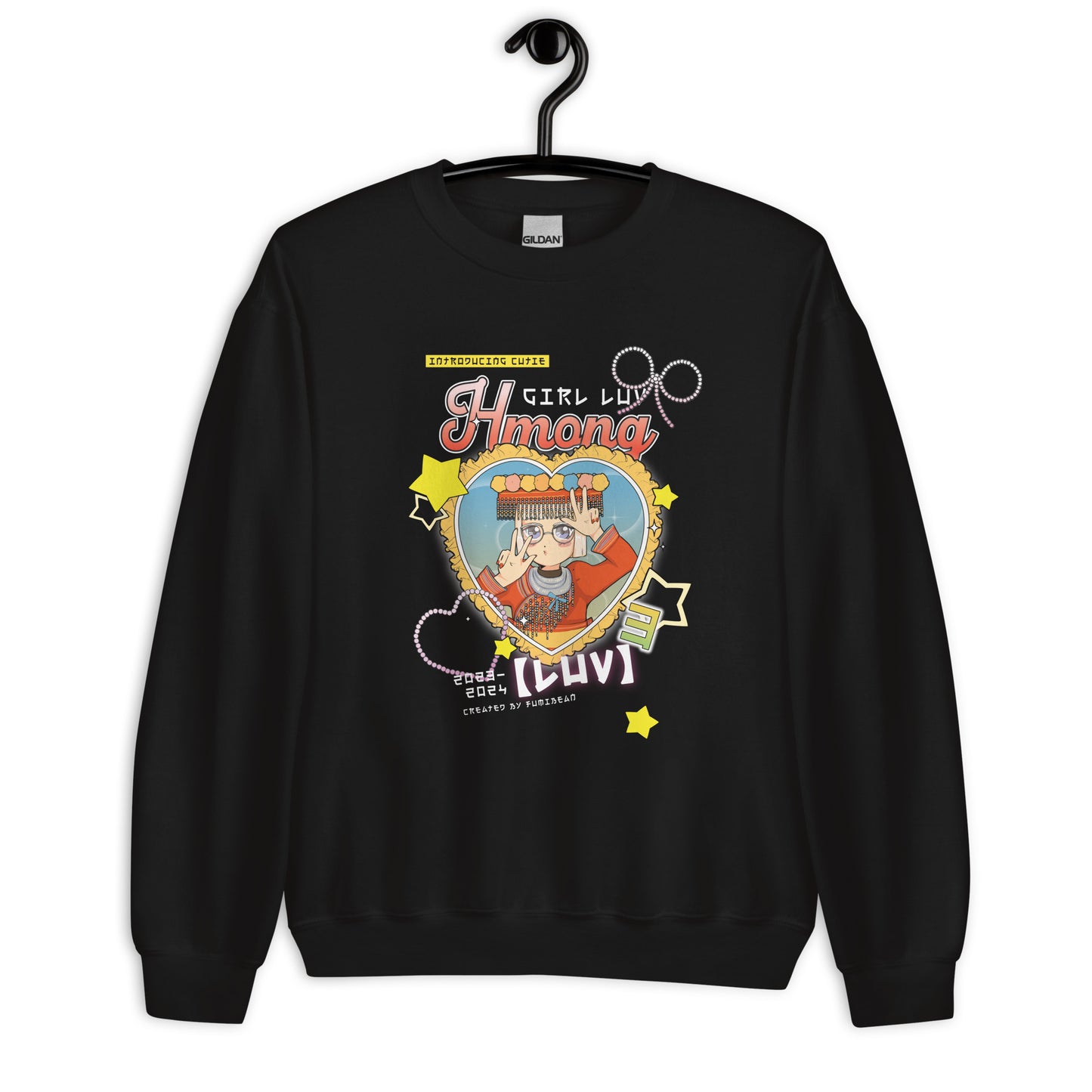 Hmong Cutie (Luv) Unisex Sweatshirt by Fumibean