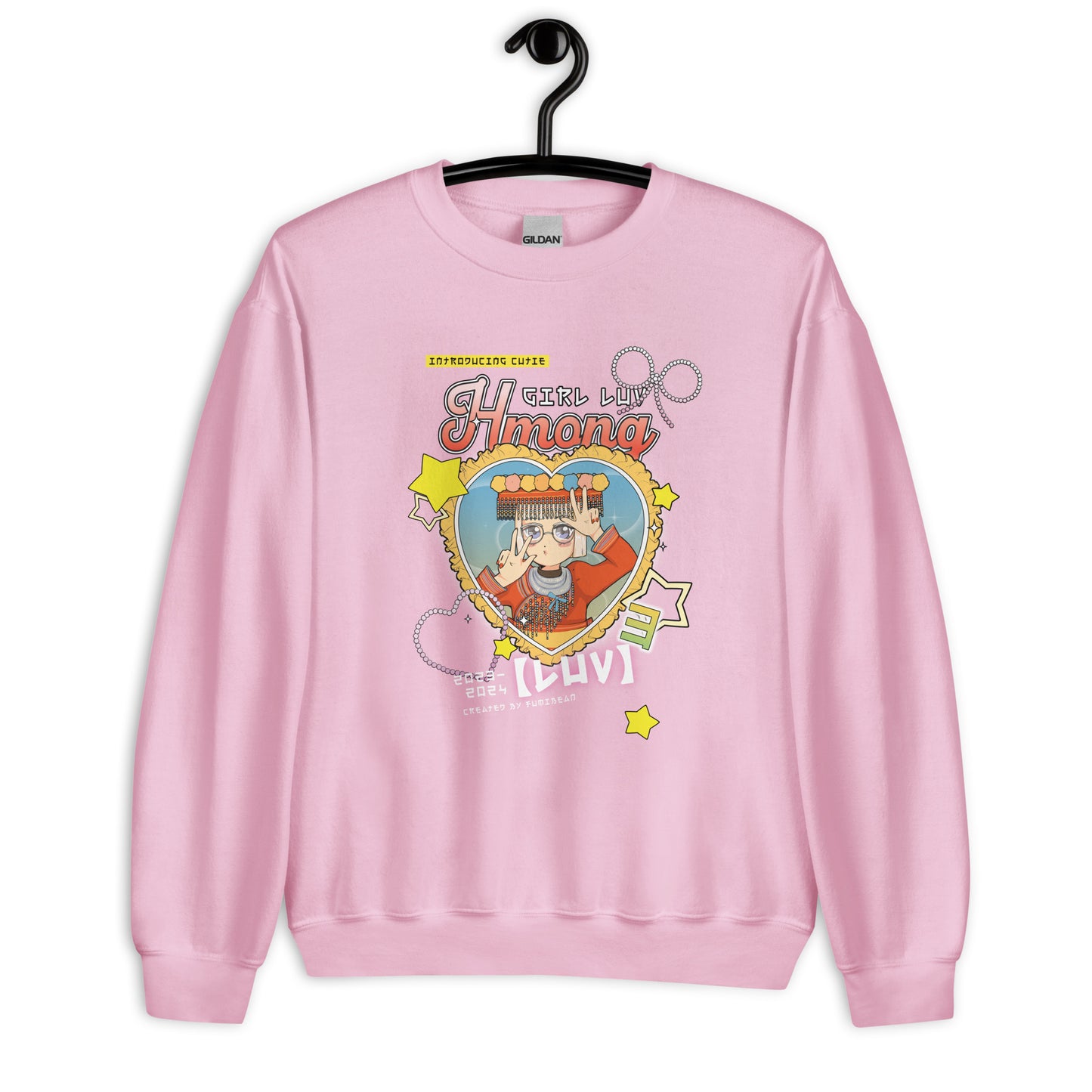 Hmong Cutie (Luv) Unisex Sweatshirt by Fumibean
