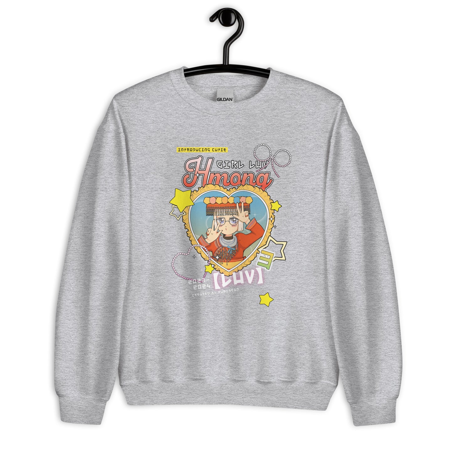 Hmong Cutie (Luv) Unisex Sweatshirt by Fumibean