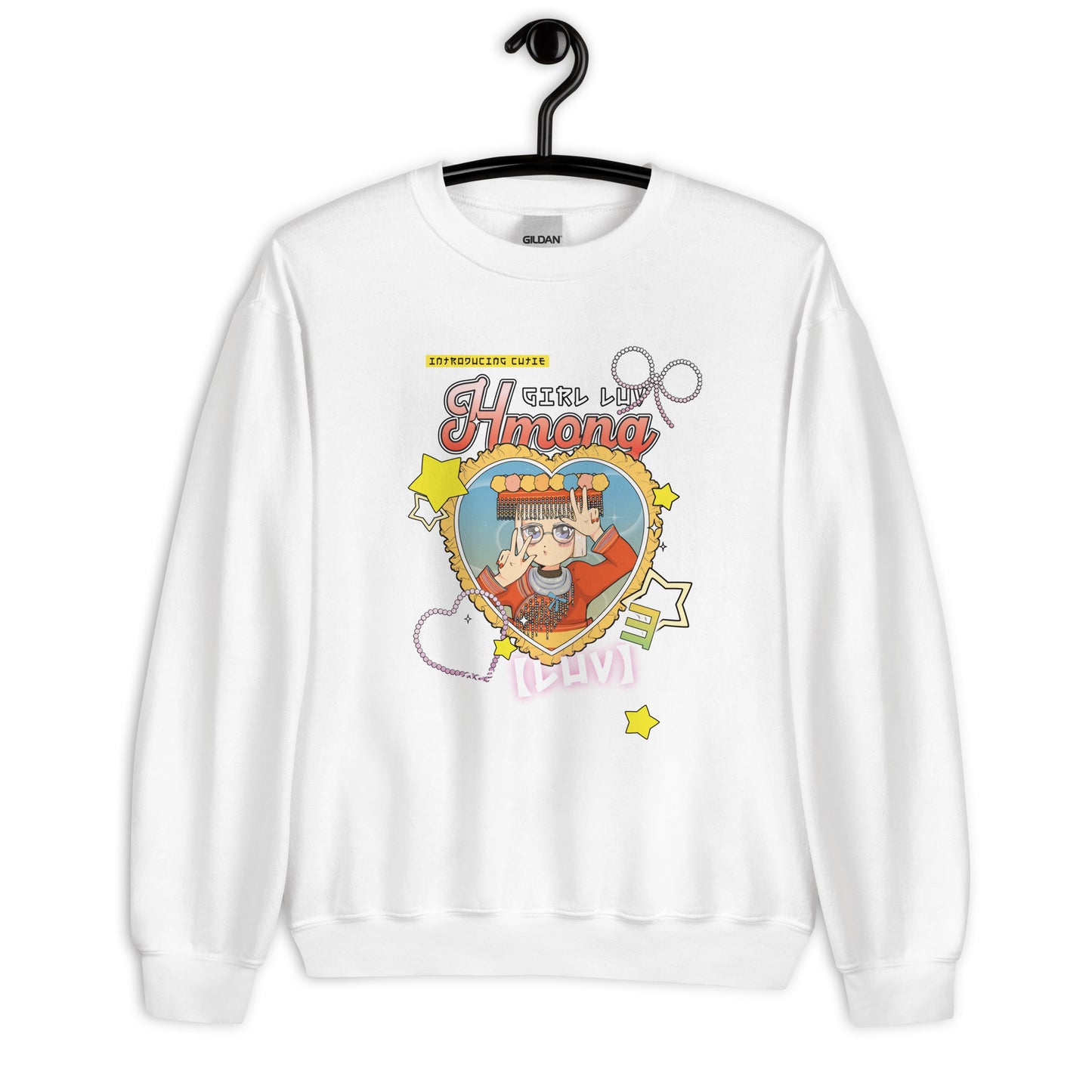 Hmong Cutie (Luv) Unisex Sweatshirt by Fumibean