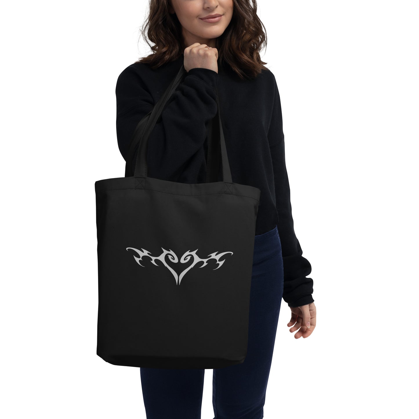Hmong Y2k Heart Eco Tote Bag by Fumibean