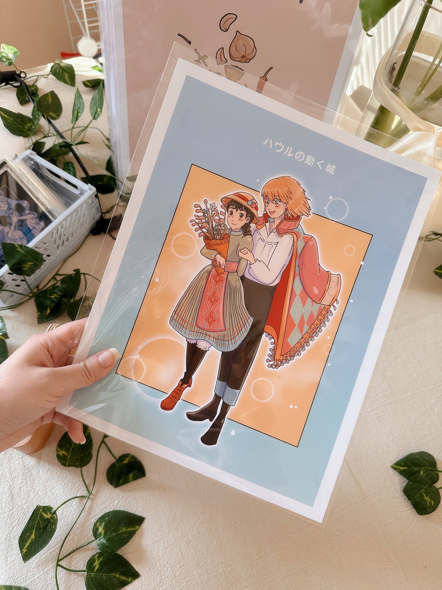 Hmong-anime Howl & Sophie Poster by Fumibean