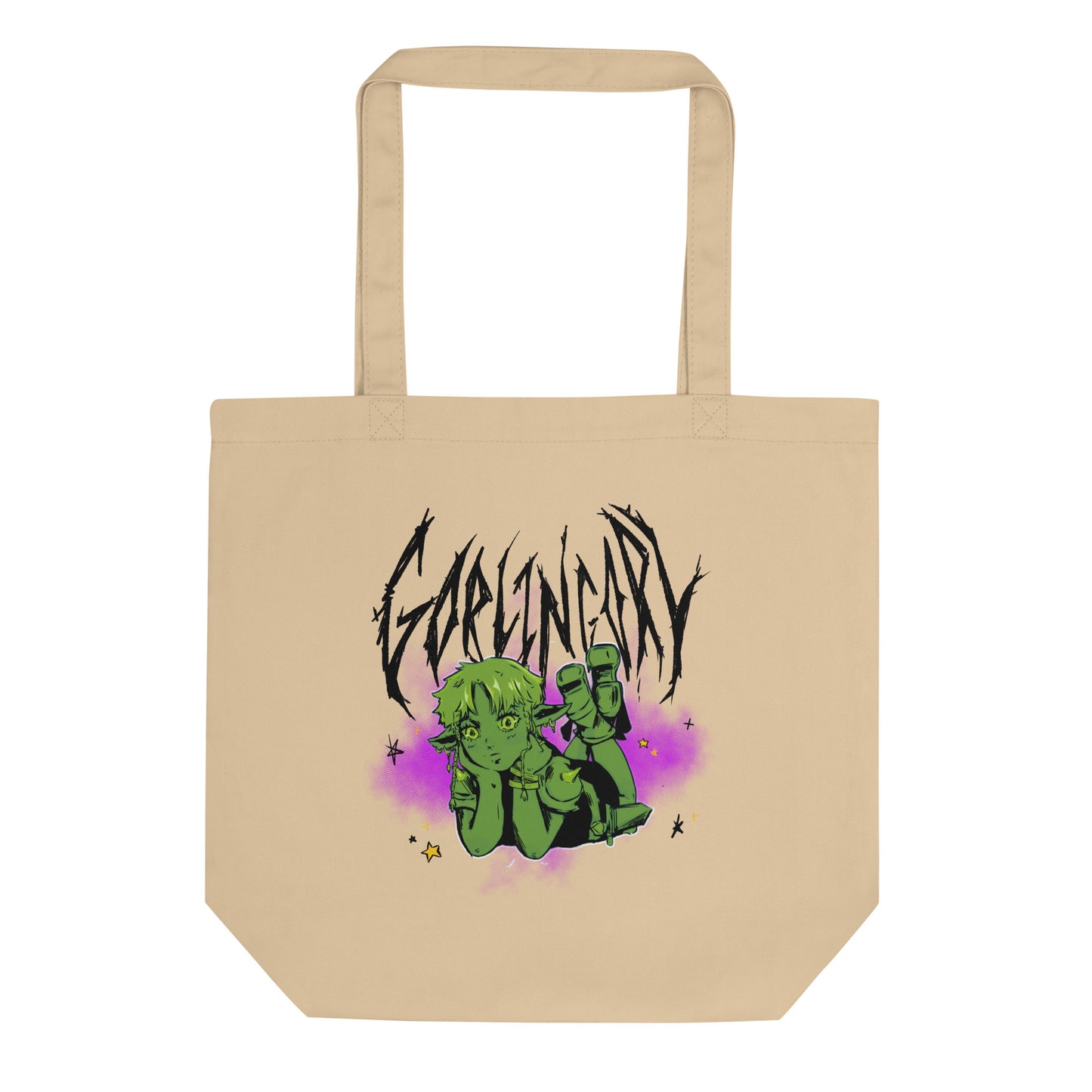 Gobling Gorl Eco Tote Bag by Fumibean