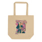 Mai & Nia Eco Tote Bag by Fumibean - "WANTED: Mischief Siblings From Another World!"