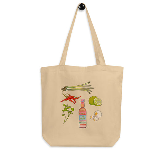 Hmong Hot Pepper Eco Tote Bag by Fumibean