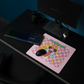 Princess MaiMai Checkered Gaming mouse pad by Fumibean