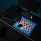 Princess MaiMai Checkered Gaming mouse pad by Fumibean