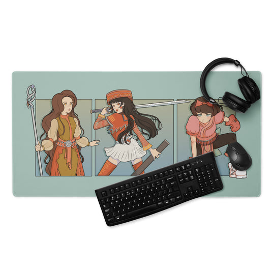 Hmong Fighter Girls Gaming mouse pad by Fumibean