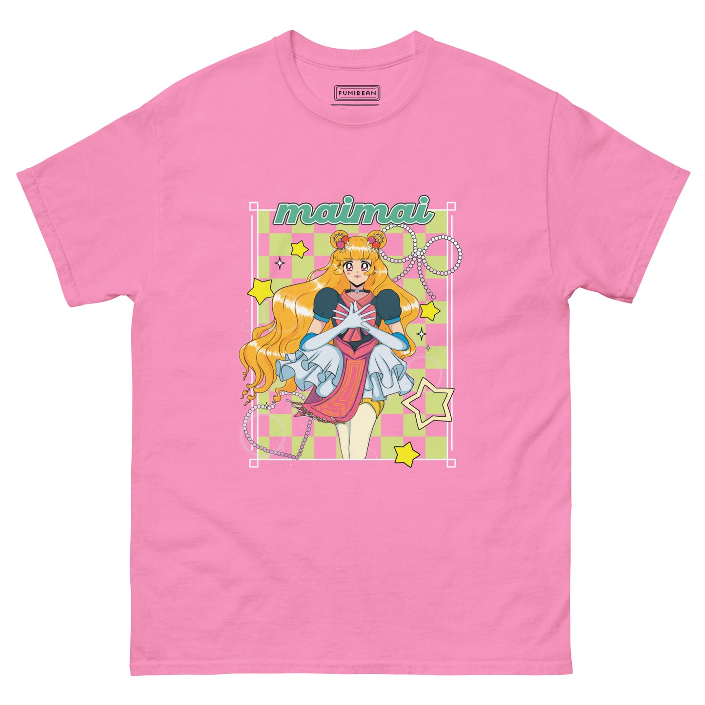 Checkered Princess MaiMai Unisex tee by Fumibean