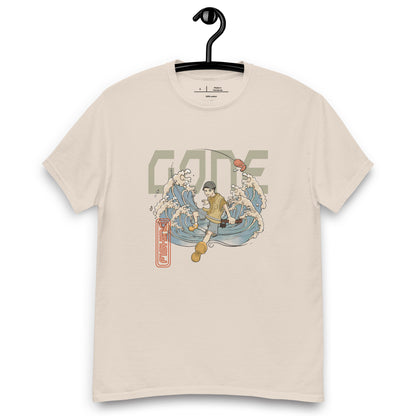 Gone Fishin Anime Unisex classic tee by Fumibean