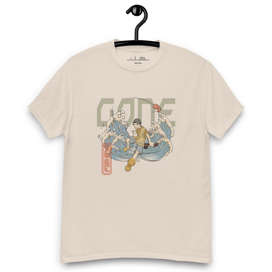 Gone Fishin Anime Unisex classic tee by Fumibean