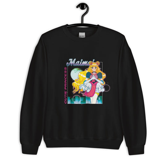 Cutie Princess MaiMai Moonscape Unisex Sweatshirt by Fumibean