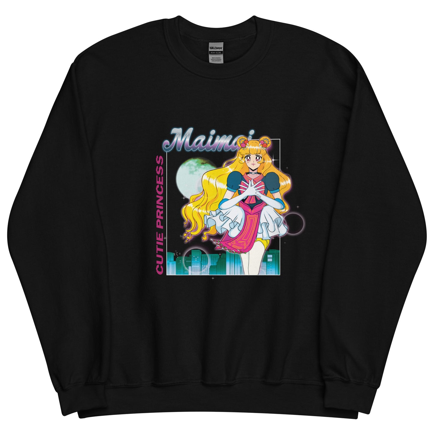 Cutie Princess MaiMai Moonscape Unisex Sweatshirt by Fumibean