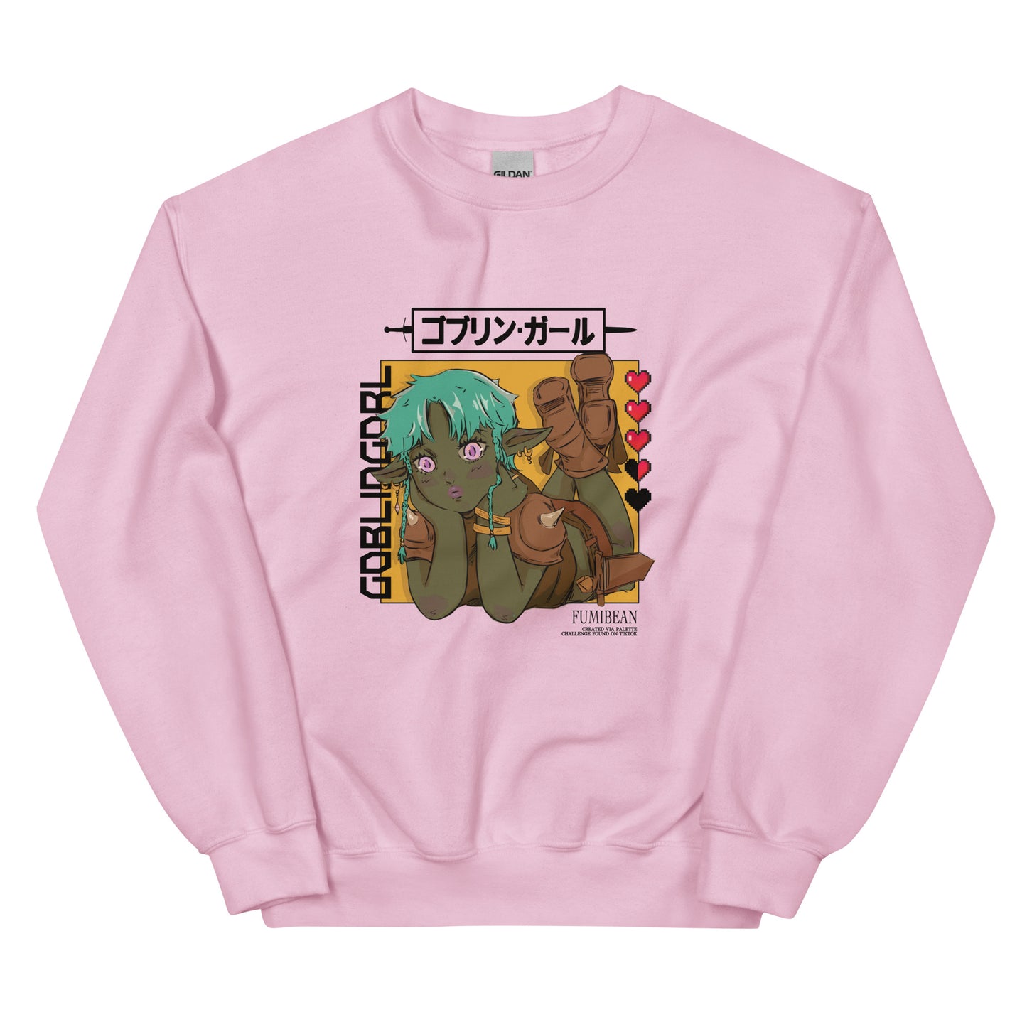 Goblin Gorl Unisex Sweatshirt by Fumibean