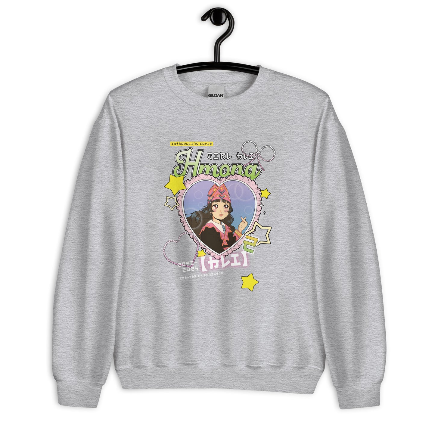 Hmong Cutie (Hli) Unisex Sweatshirt by Fumibean