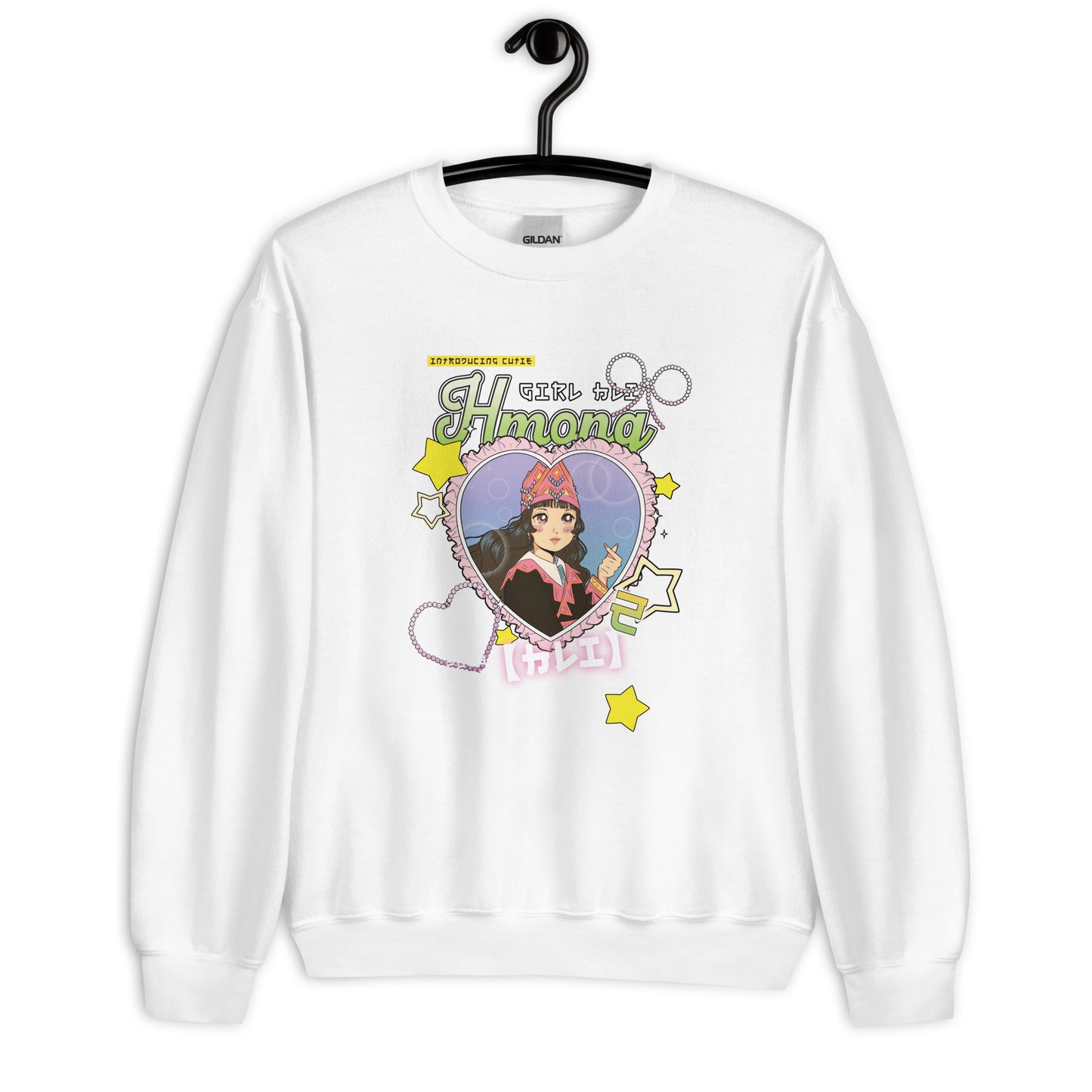 Hmong Cutie (Hli) Unisex Sweatshirt by Fumibean