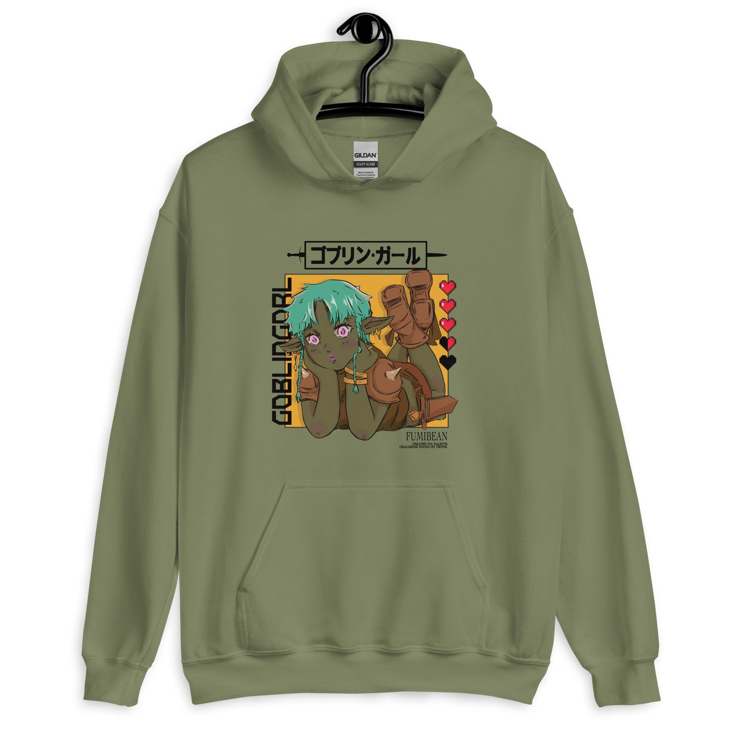 Goblin Gorl Unisex Hoodie by Fumibean