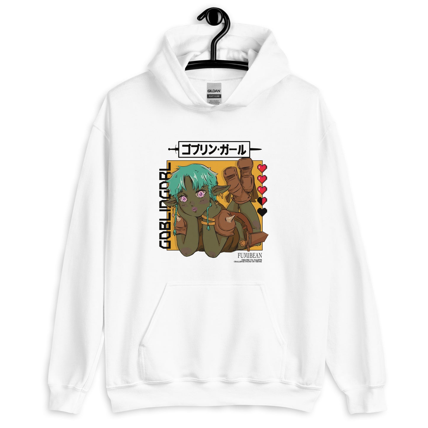 Goblin Gorl Unisex Hoodie by Fumibean