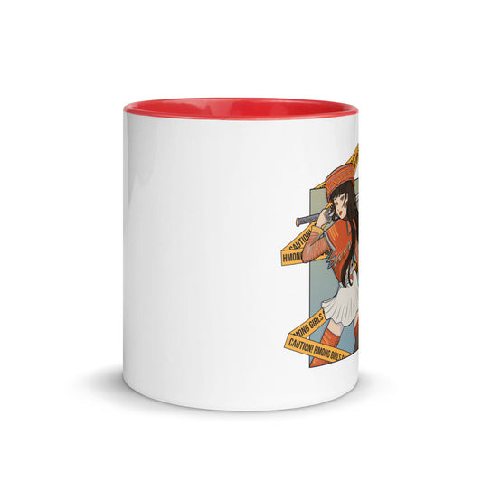 Red Hmong Fighter Girlie Mug By Fumibean