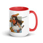 Red Hmong Fighter Girlie Mug By Fumibean