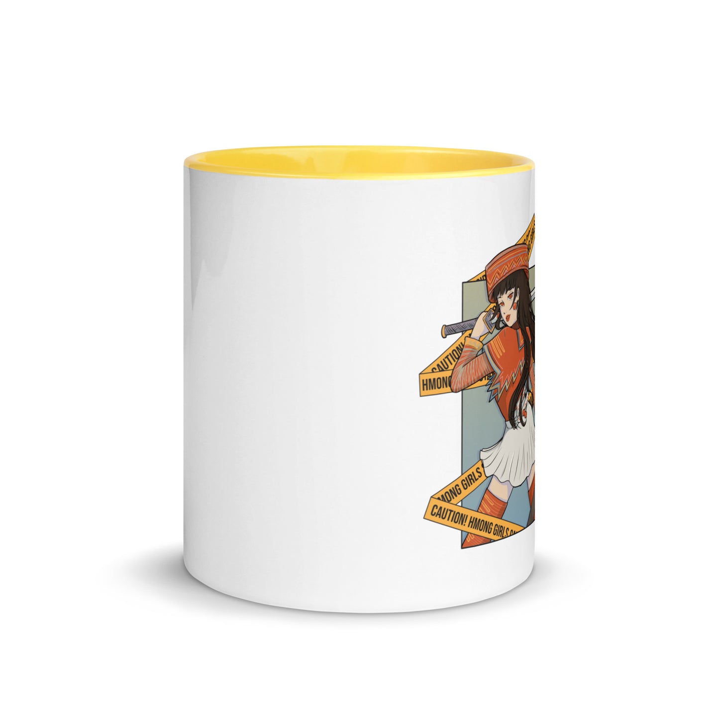 Red Hmong Fighter Girlie Mug By Fumibean