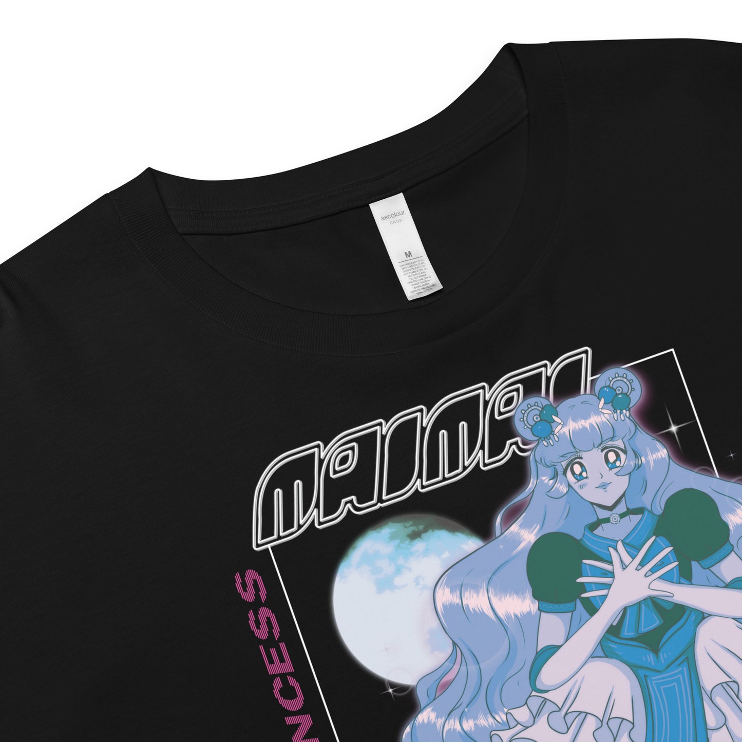 Princess Maimai Moonscape Women’s crop top by Fumibean