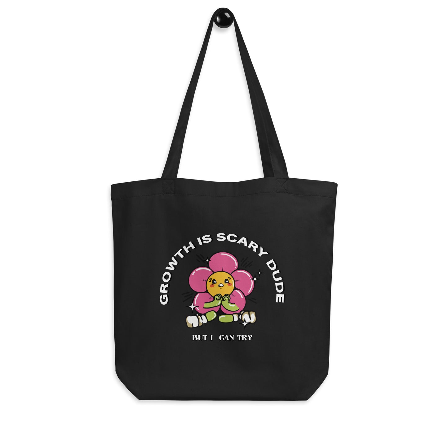 Growth Is Scary Eco Tote Bag by Fumibean