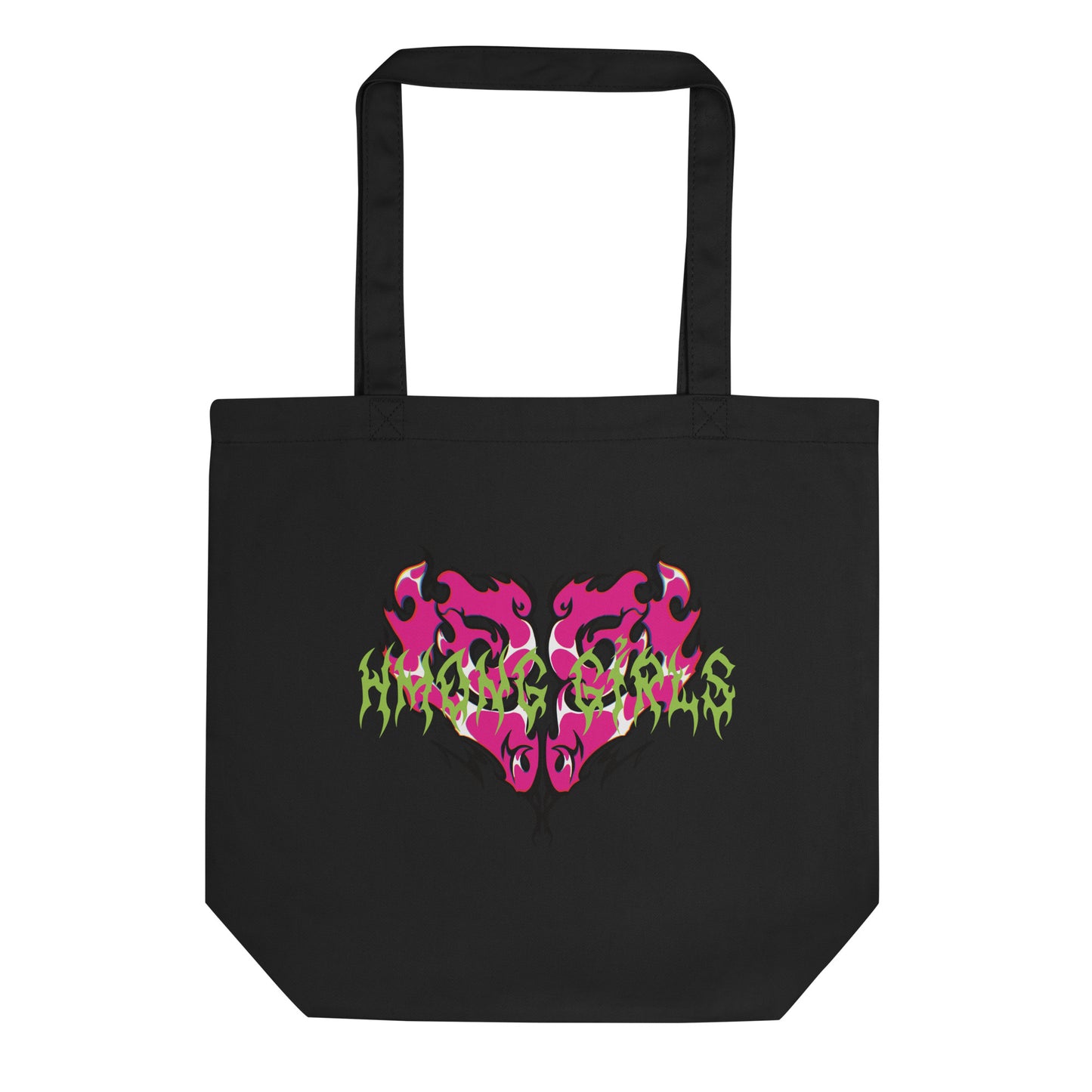 Hmong GIrls Fire Heart Eco Tote Bag by Fumibean