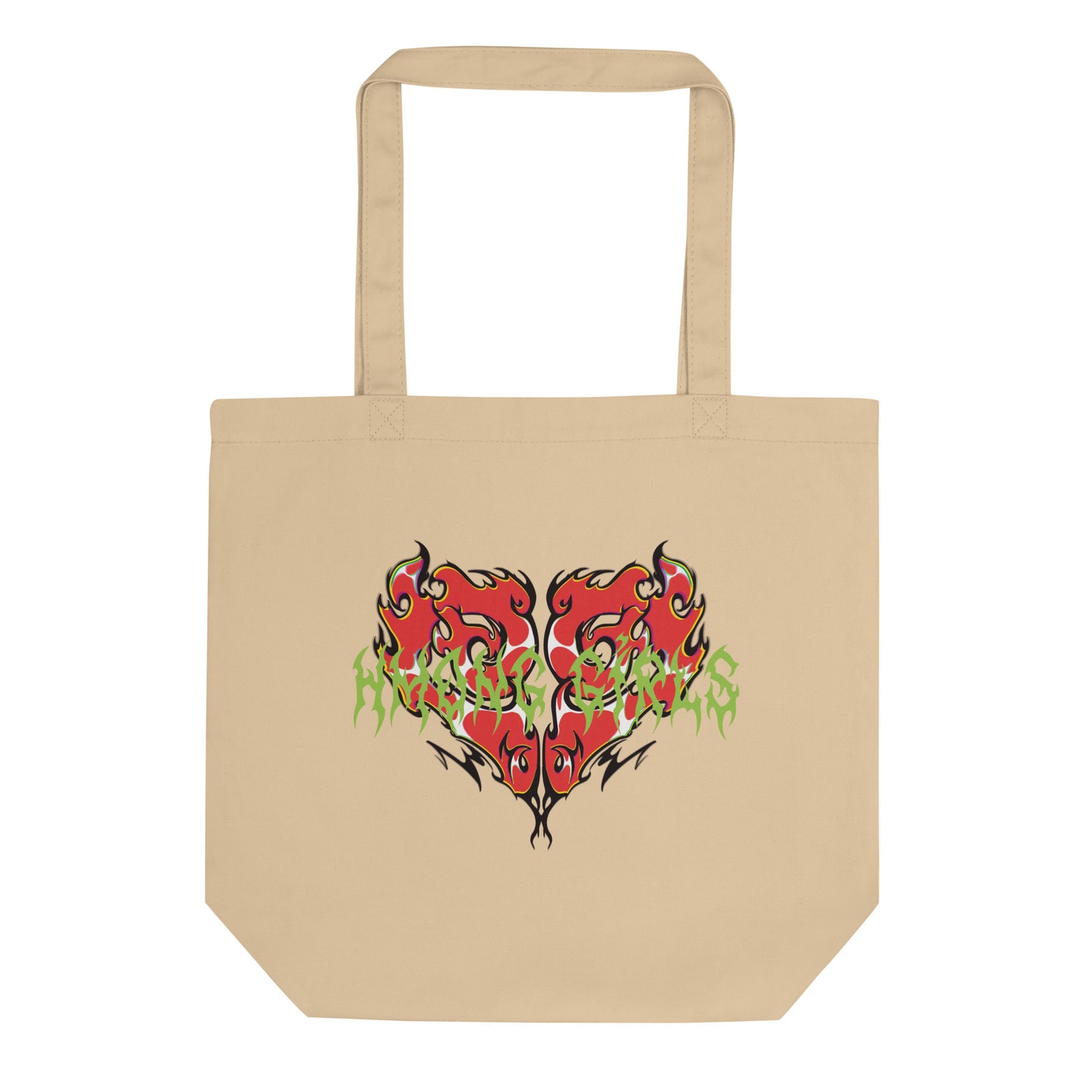 Hmong Fire Heart Eco Tote Bag by Fumibean