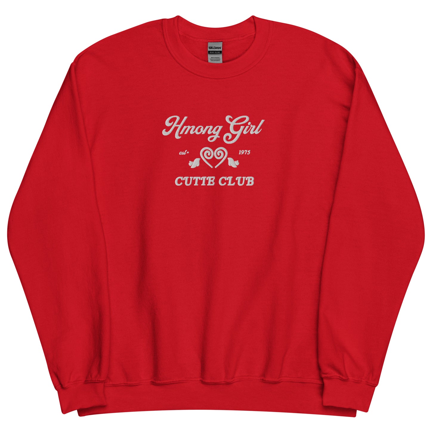 Hmong Girl Cutie Club Est 1975 Sweatshirt by Fumibean